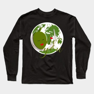 Olive You Celebrate Earthday: Save the Planet Long Sleeve T-Shirt